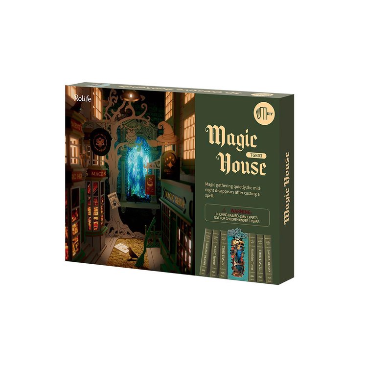 Rolife Magic House DIY Book Nook Shelf Insert TGB03