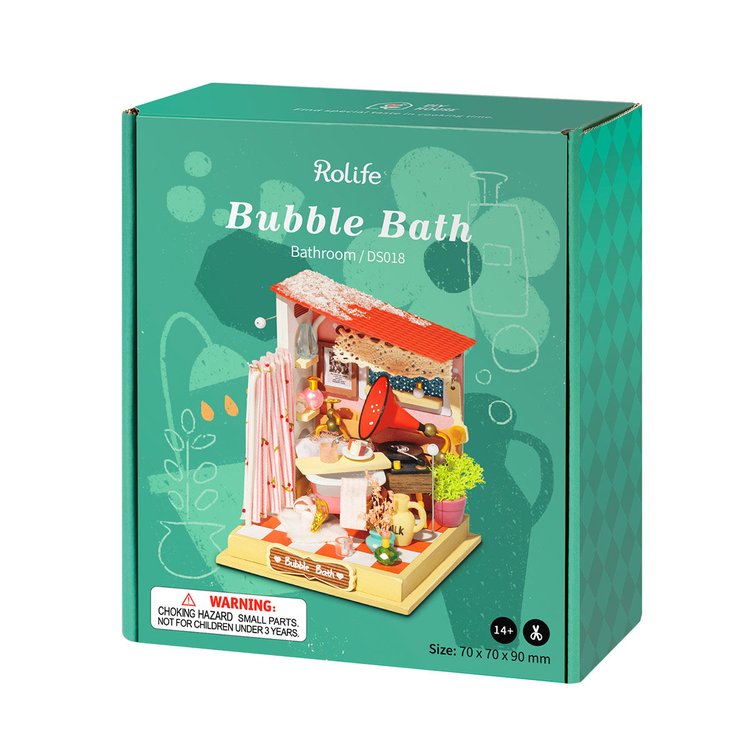 Rolife BUBBLE BATH (BATHROOM) DIY Miniature House DS018