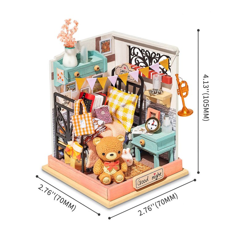 Rolife SWEET DREAM (BEDROOM) DIY Miniature House DS016