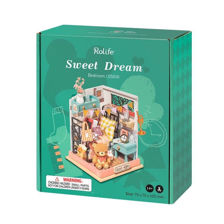 Rolife SWEET DREAM (BEDROOM) DIY Miniature House DS016