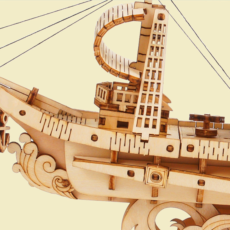 Rolife Sailing Ship 3D Wooden Puzzle TG305