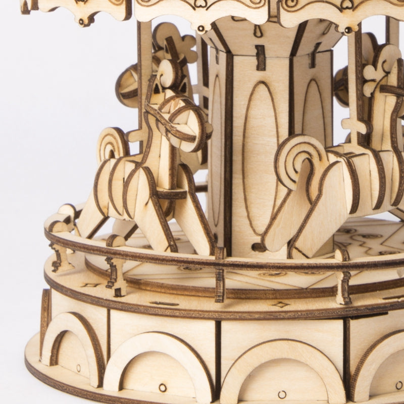 Rolife Merry-Go-Round Carousel 3D Wooden Model TG404