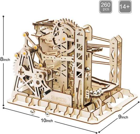 ROKR Marble Explorer Swingback Wall 3D Wooden Puzzles Marble Run LG503