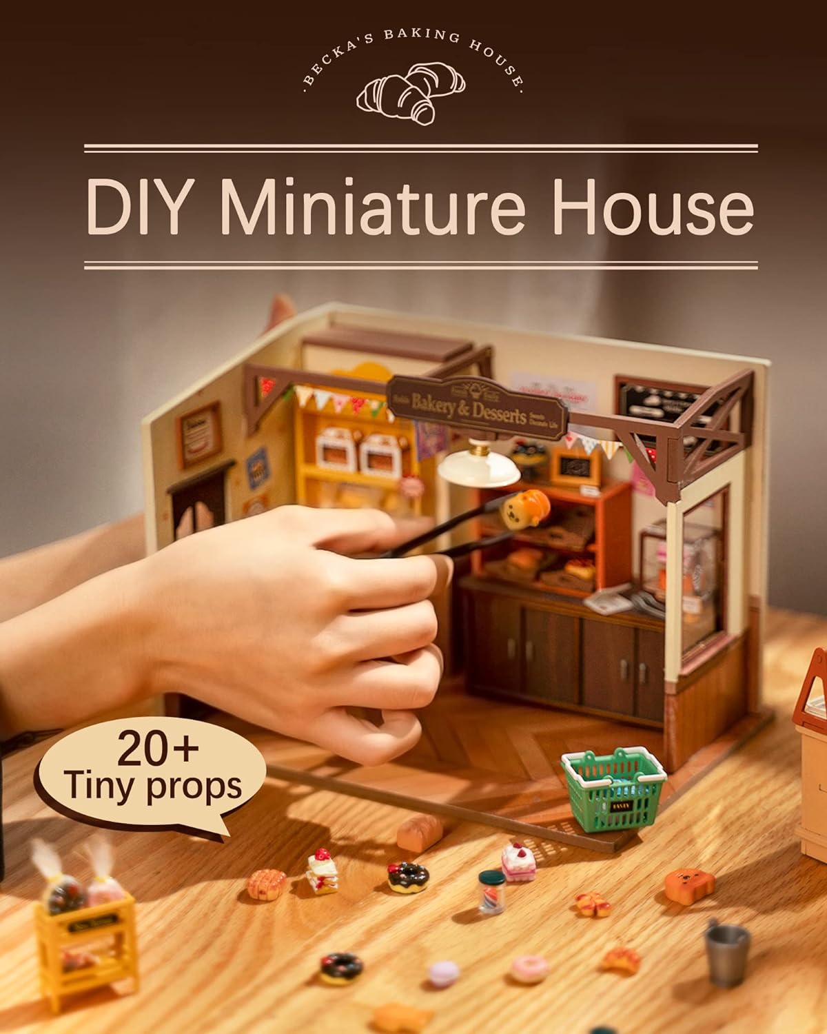 Rolife Becka's Baking House DIY Miniature House Kit DG161