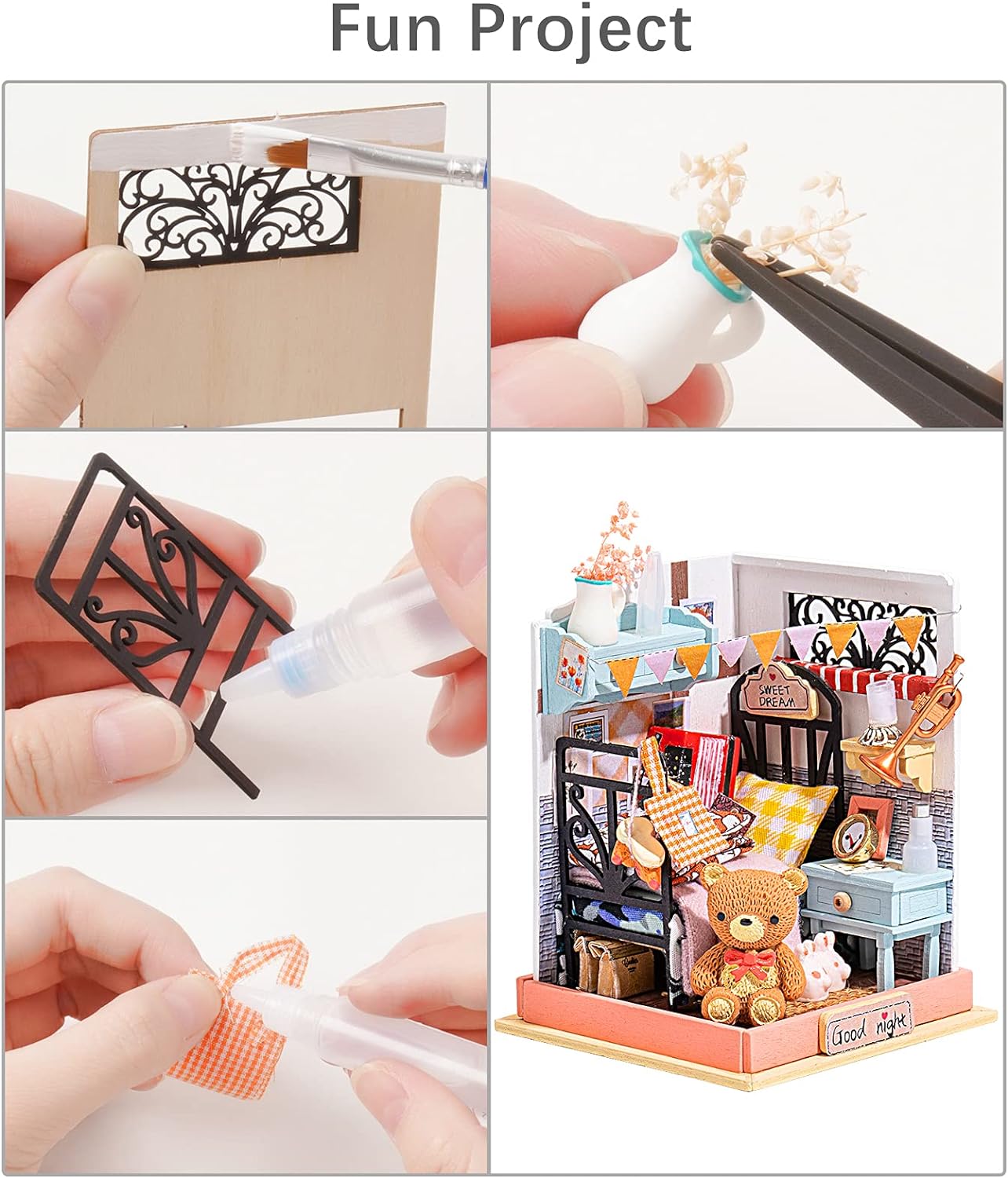 Rolife SWEET DREAM (BEDROOM) DIY Miniature House DS016