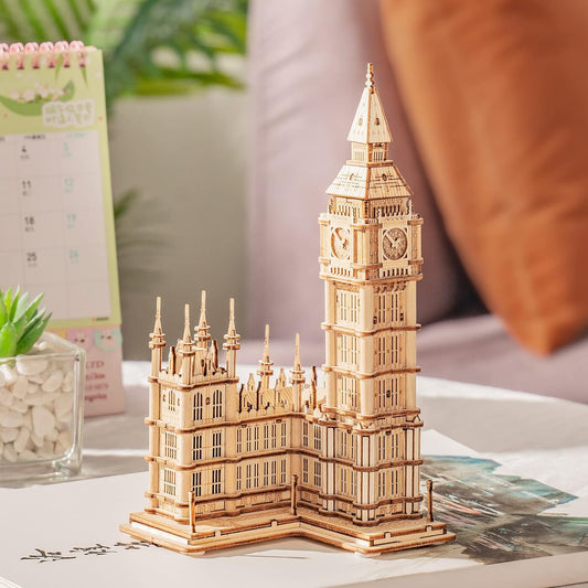 Rolife Big Ben With Lights TG507 Architecture 3D Wooden Puzzle