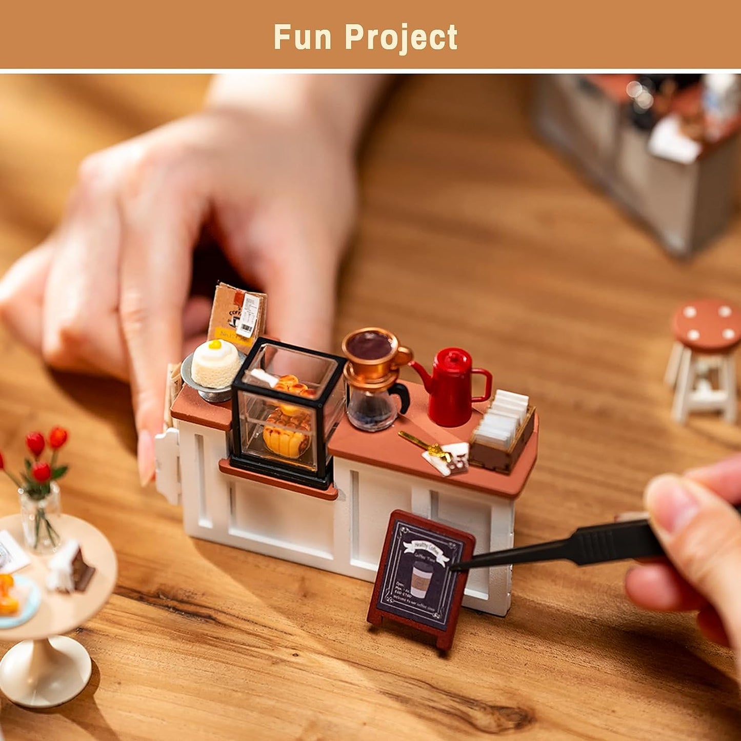 Rolife Flavory Café Miniature House kit DG162