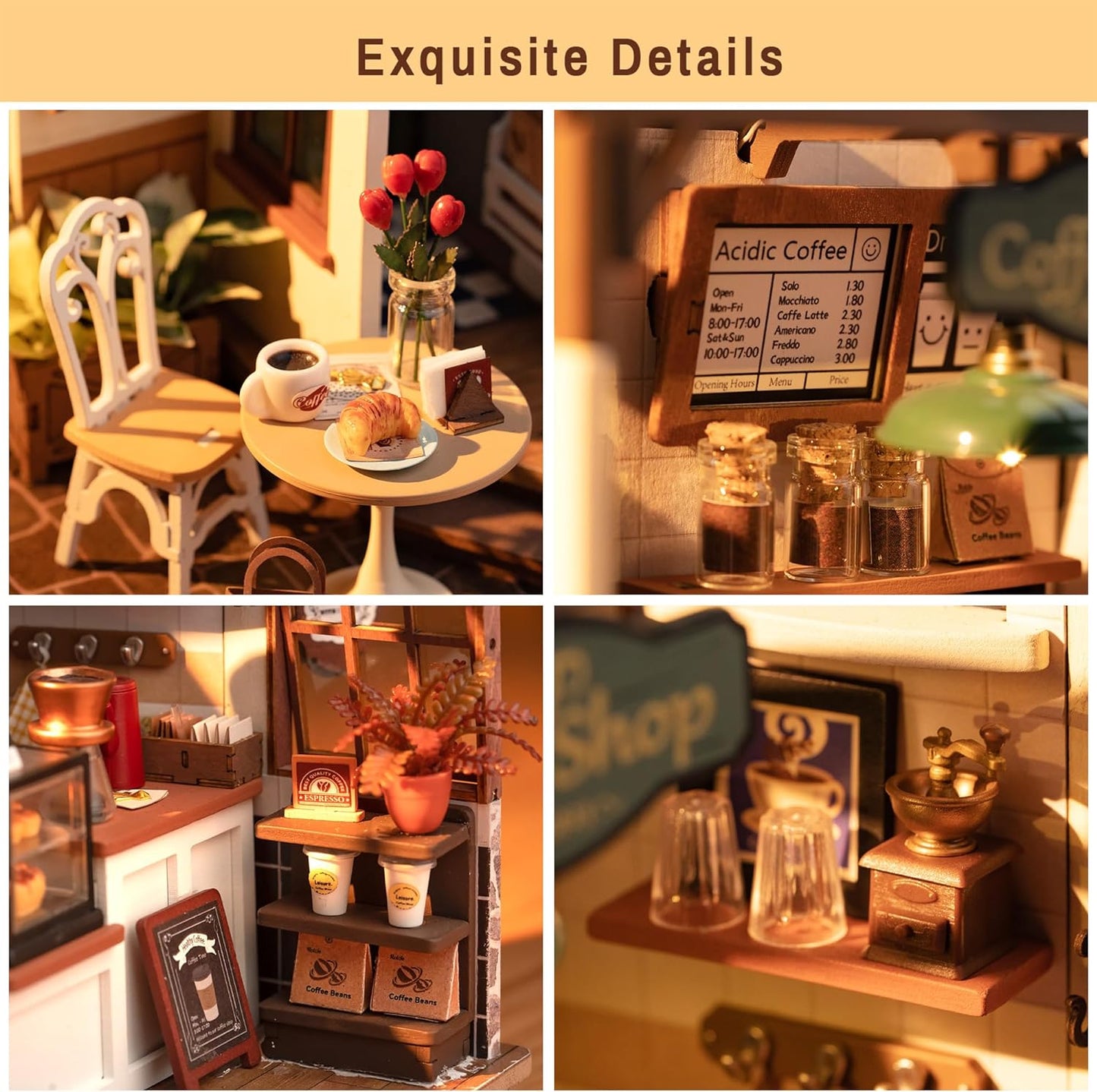 Rolife Flavory Café Miniature House kit DG162