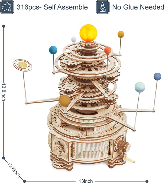 ROKR Mechanical Orrery ST001 3D Wooden Puzzle