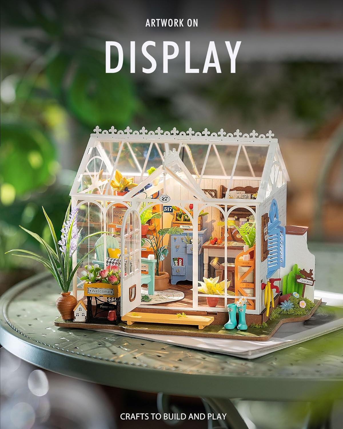 Rolife Dreamy Garden House DIY Miniature House Kit DG163