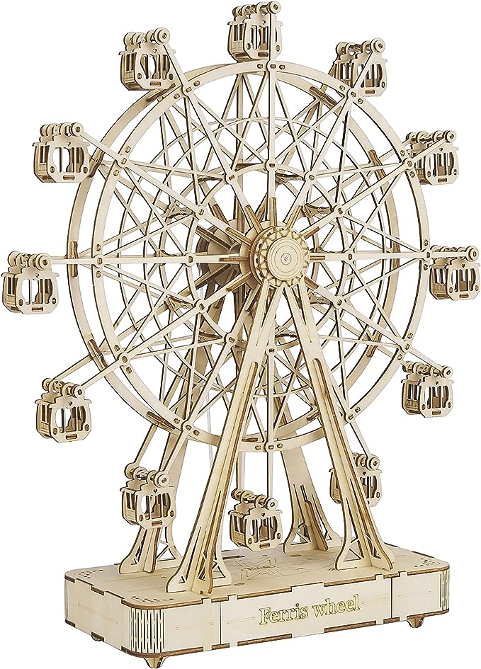 Rolife Ferris Wheel 3D Wooden Puzzle Music Box TGN01