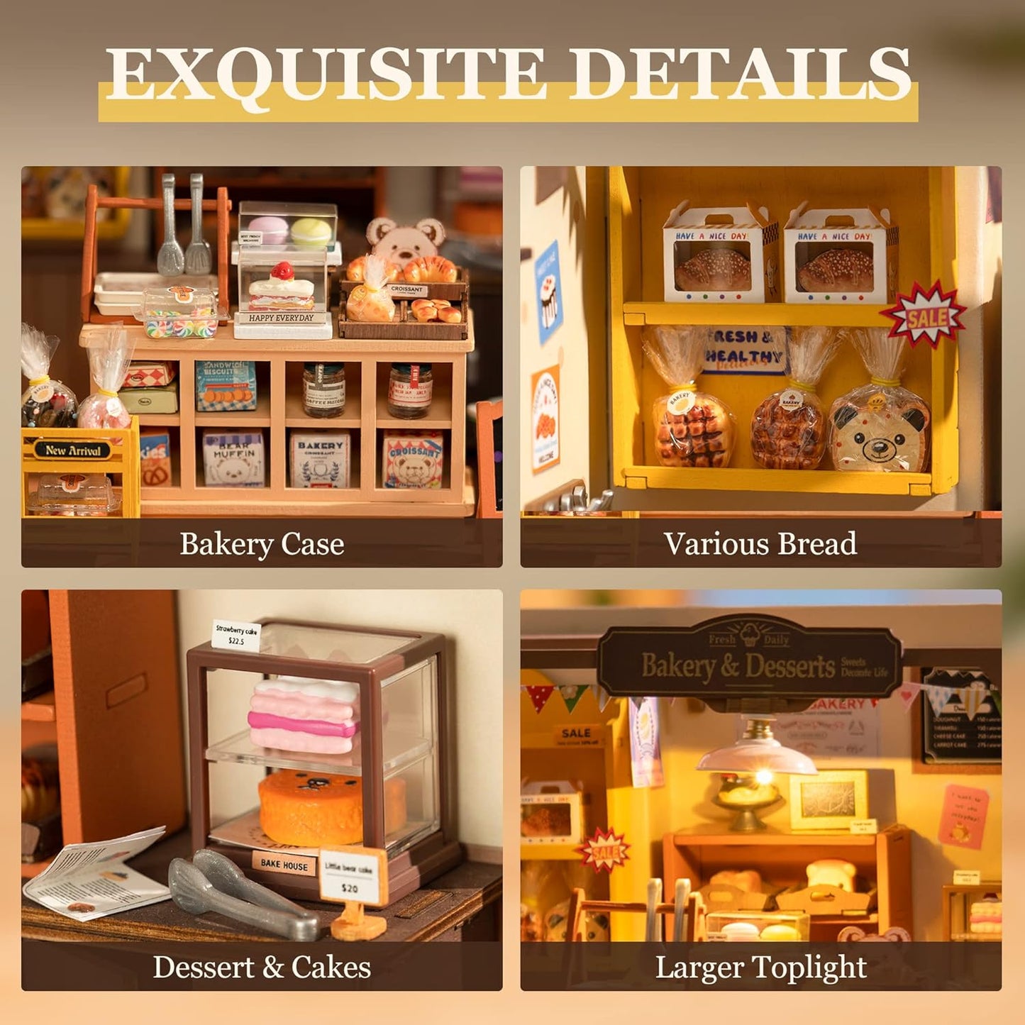 Rolife Becka's Baking House DIY Miniature House Kit DG161