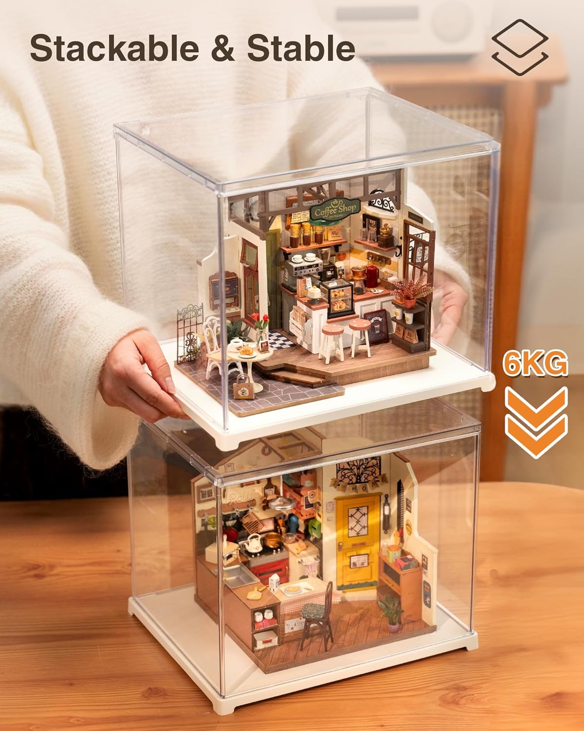 Rolife Miniature House Display Box DF03L