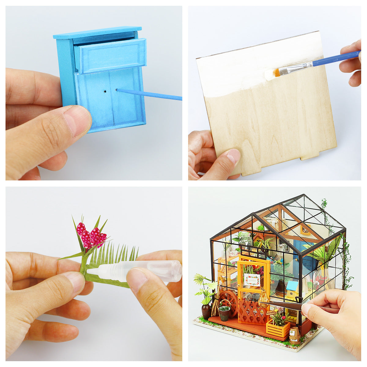 Rolife Cathy's Flower House DIY Miniature House DG104 DI miniature house kits.