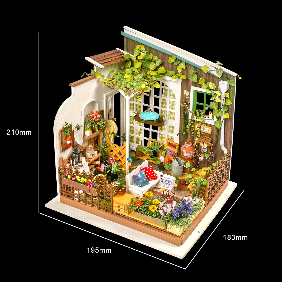 Rolife Miller's Garden DIY Miniature House Kit DG108