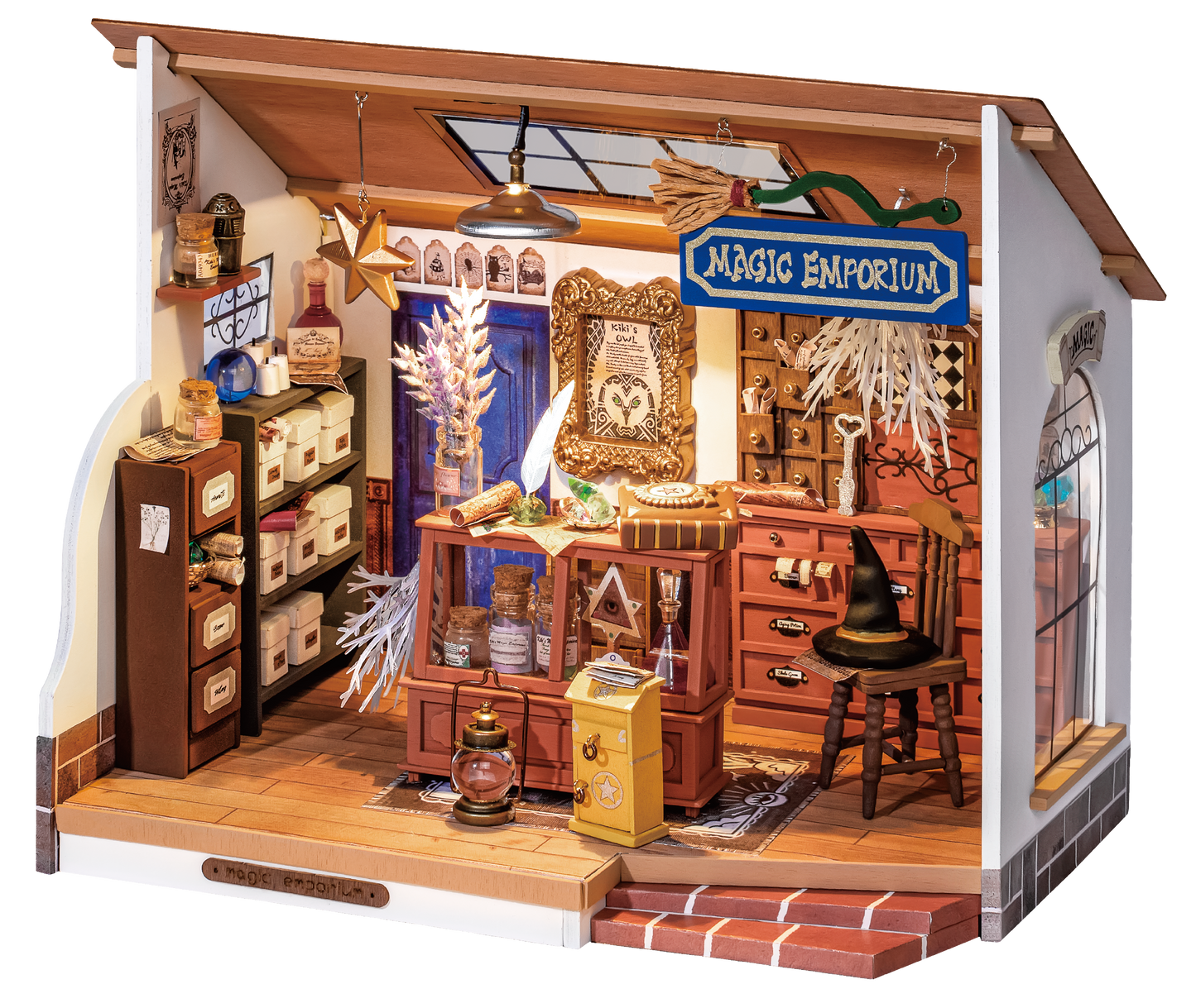 Rolife Kiki's Magic Emporium DIY Miniature House Kit DG155