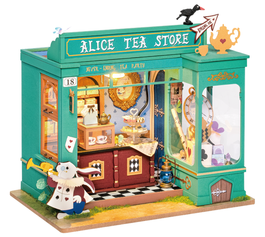 Rolife Alice's Tea Store DIY Miniature House Kit DG156