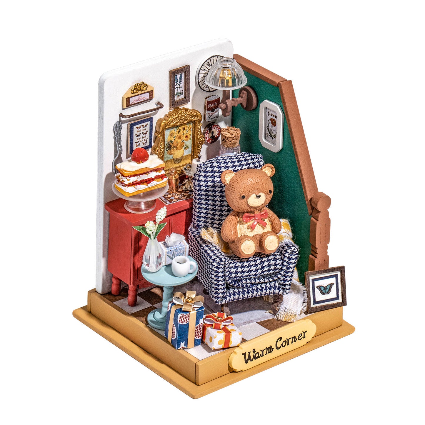 Rolife Holiday Living Room DIY Miniature House DS028