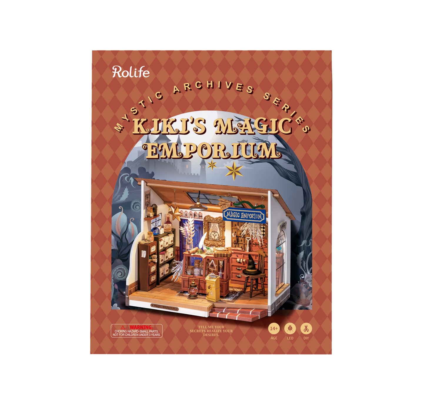 Rolife Kiki's Magic Emporium DIY Miniature House Kit DG155