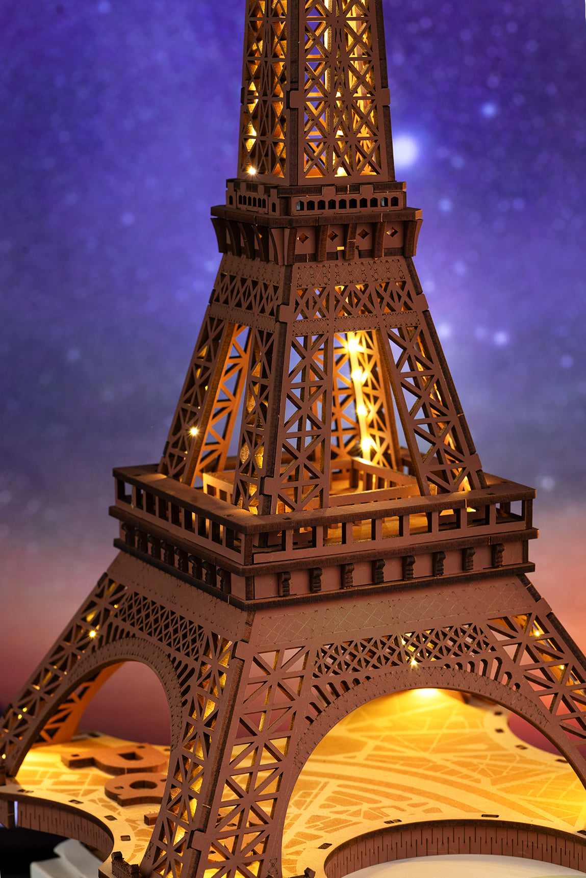 Rolife Night of the Eiffel Tower 3D Wooden Puzzle TGL01