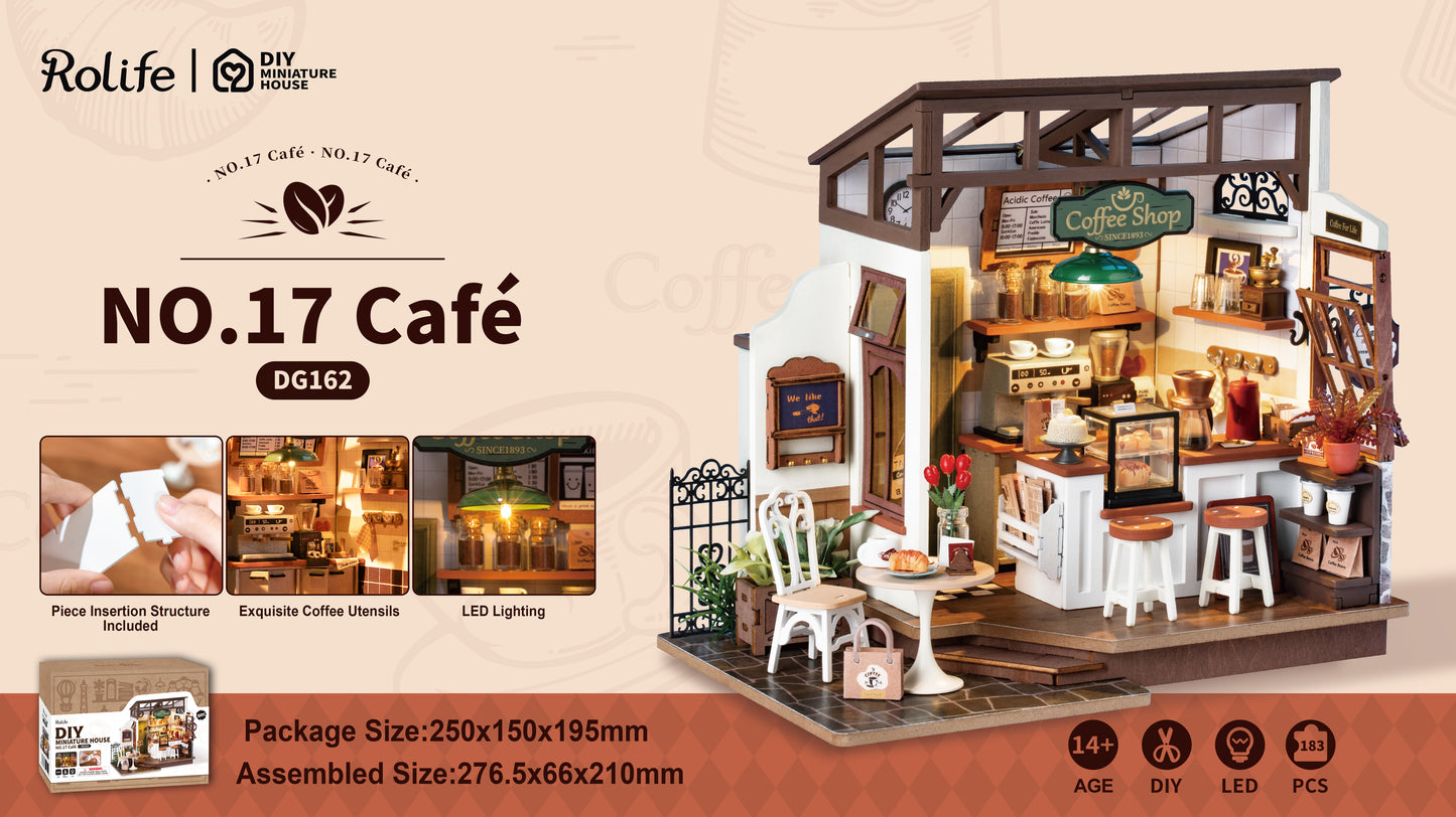 Rolife Flavory Café Miniature House kit DG162