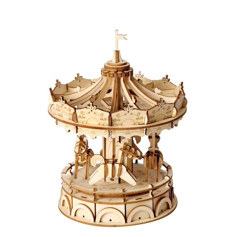 Rolife Merry-Go-Round Carousel 3D Wooden Model TG404