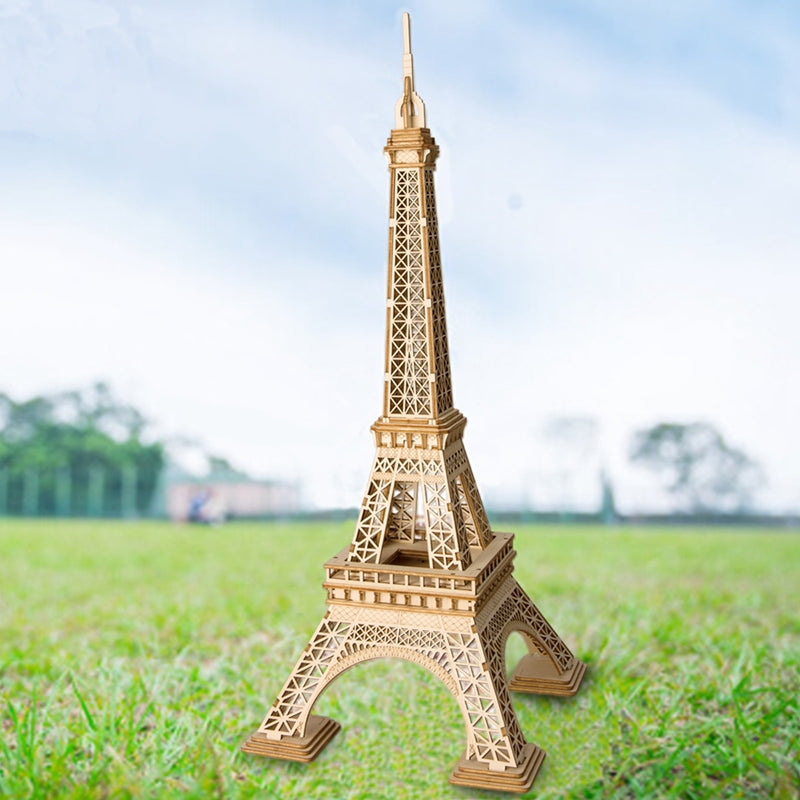 Rolife Eiffel Tower Model 3D Wooden Puzzle TG501