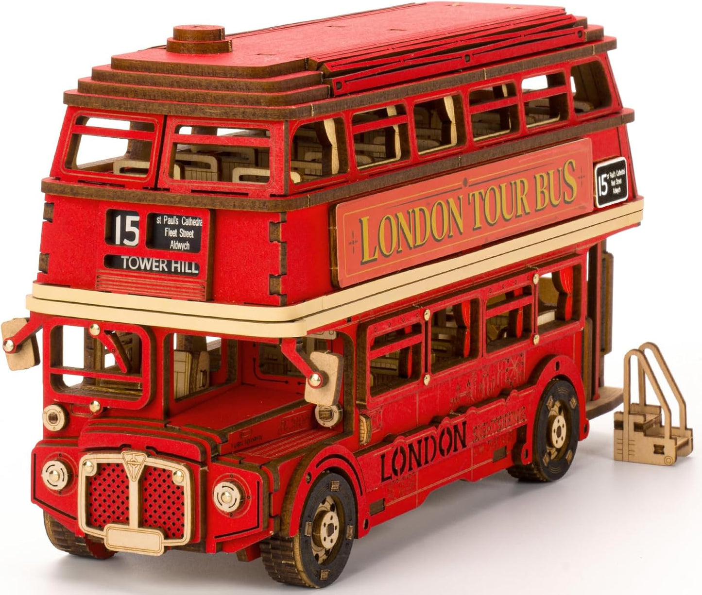 Rolife London Tour Bus 3D Wooden Puzzle TGM02